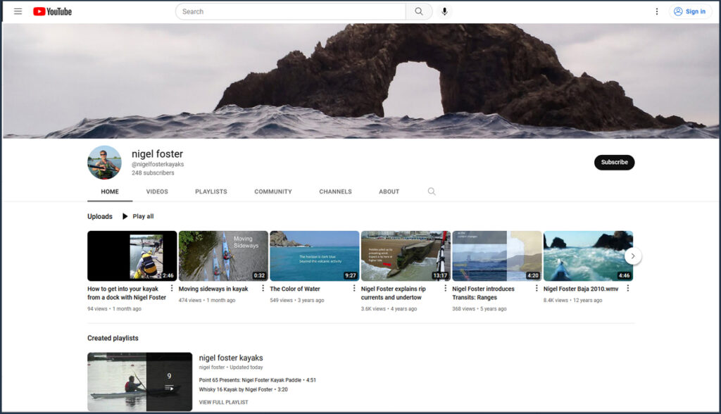 Rock arch in rough sea Taiwan as header for nigel foster YouTube uoloads and playlist